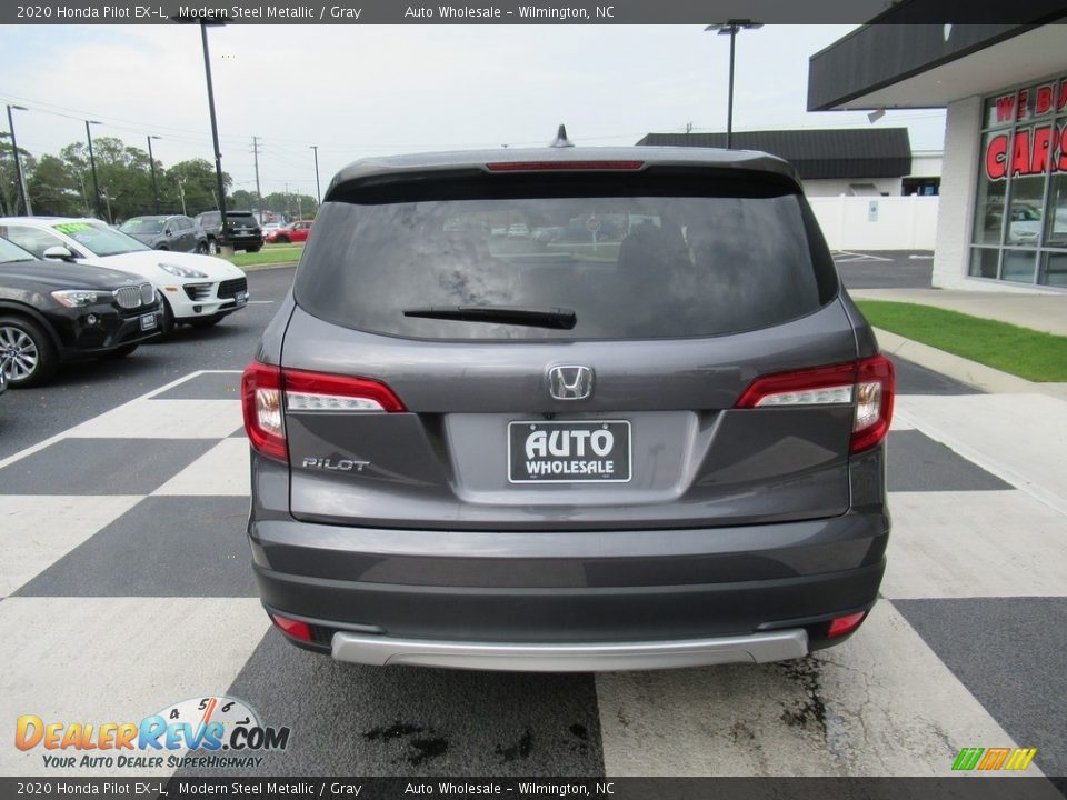 2020 Honda Pilot EX-L Modern Steel Metallic / Gray Photo #4