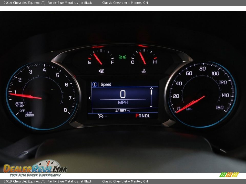 2019 Chevrolet Equinox LT Pacific Blue Metallic / Jet Black Photo #8