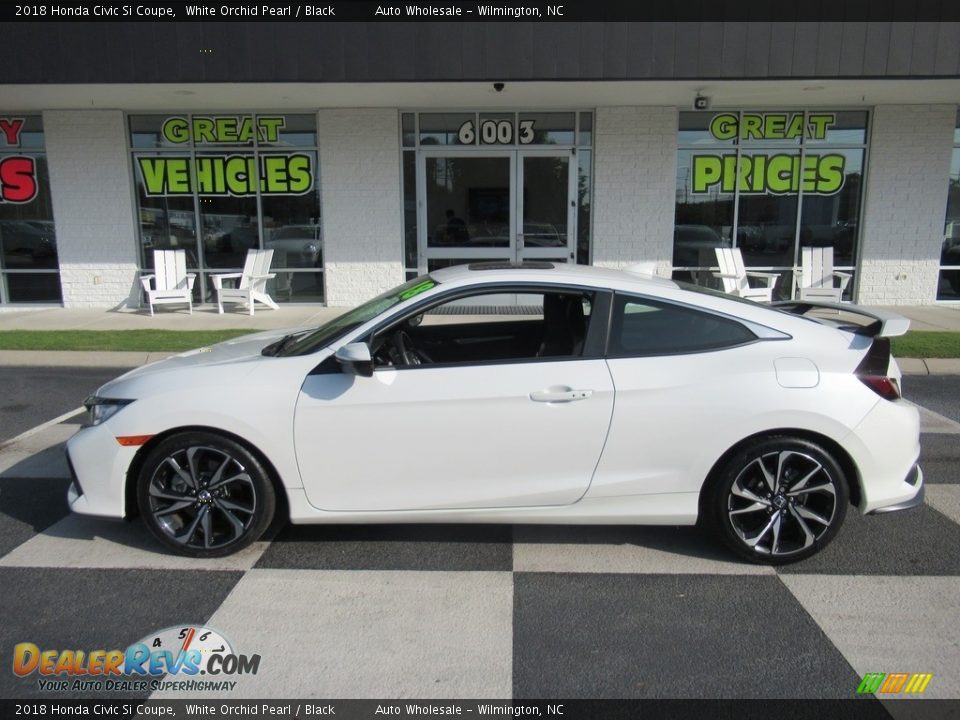 2018 Honda Civic Si Coupe White Orchid Pearl / Black Photo #1