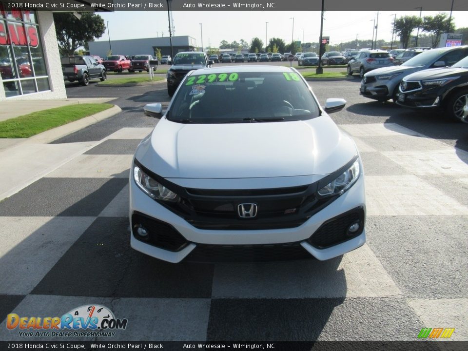 2018 Honda Civic Si Coupe White Orchid Pearl / Black Photo #2