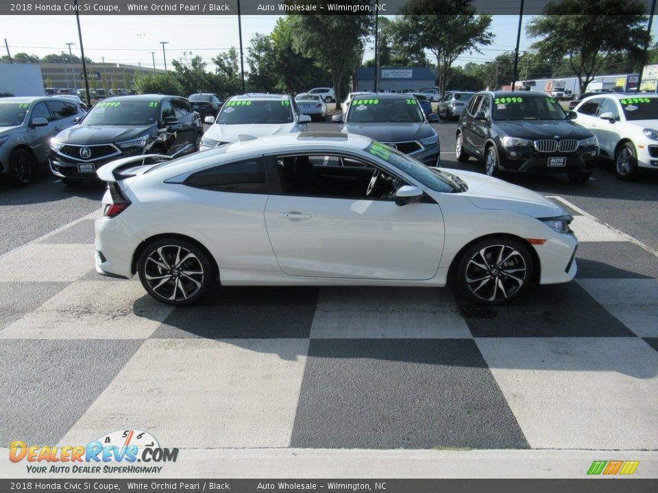 2018 Honda Civic Si Coupe White Orchid Pearl / Black Photo #3