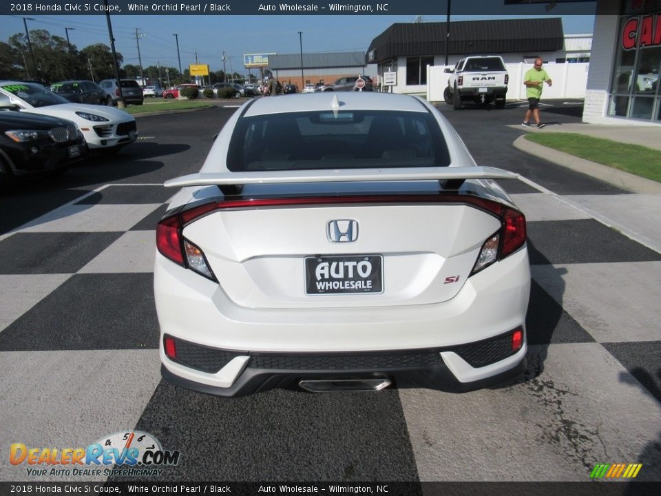 2018 Honda Civic Si Coupe White Orchid Pearl / Black Photo #4