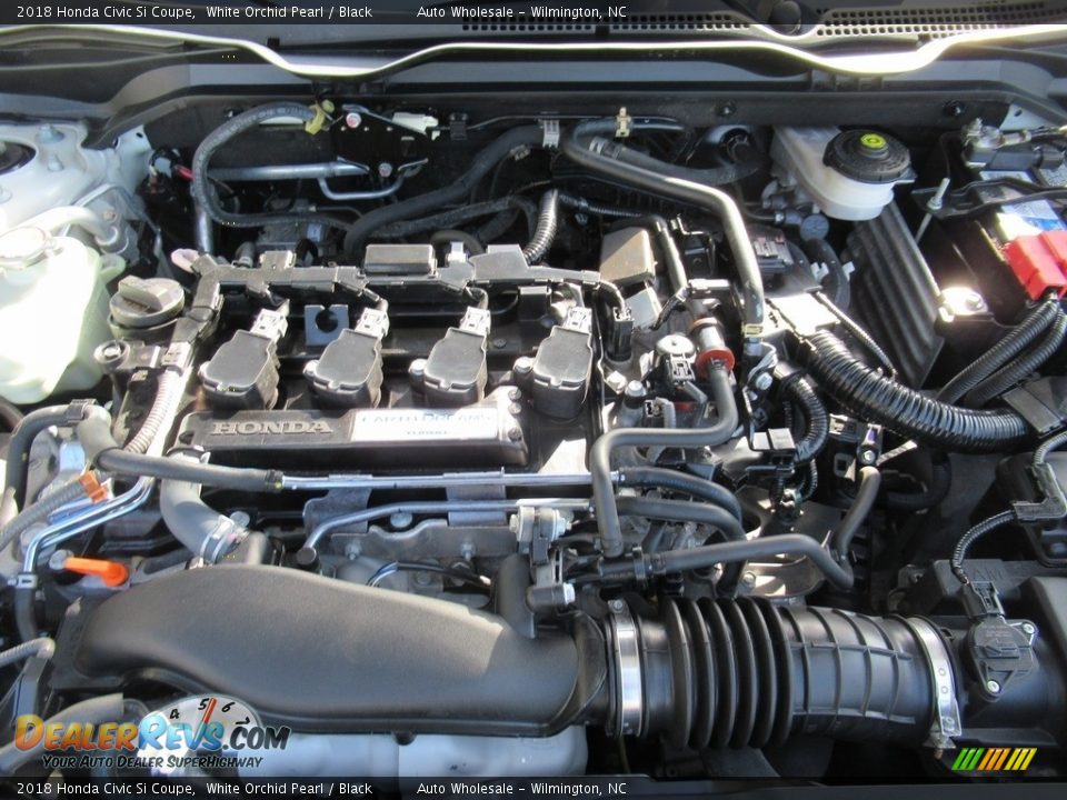 2018 Honda Civic Si Coupe White Orchid Pearl / Black Photo #6