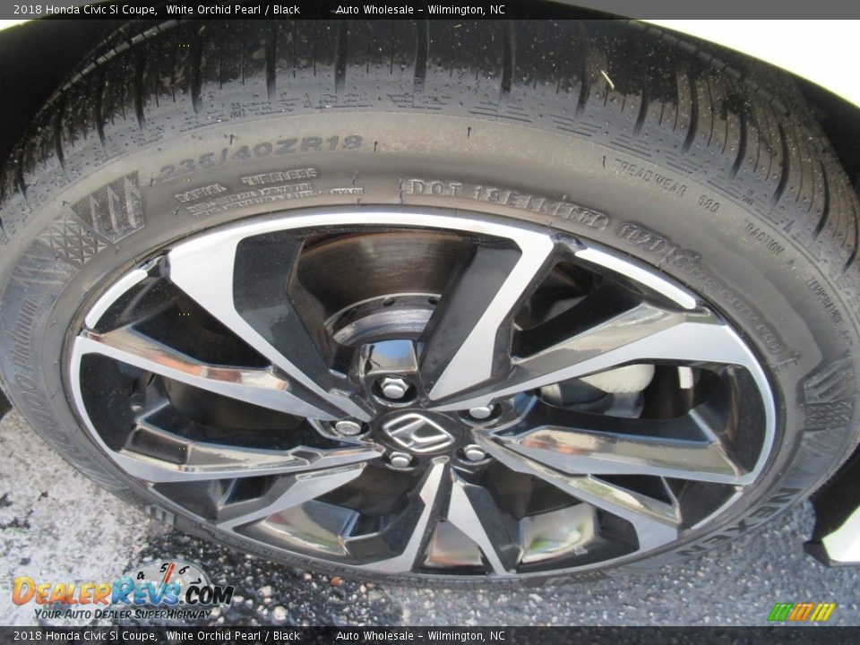 2018 Honda Civic Si Coupe White Orchid Pearl / Black Photo #7