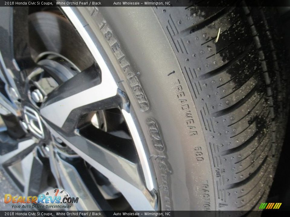 2018 Honda Civic Si Coupe White Orchid Pearl / Black Photo #8