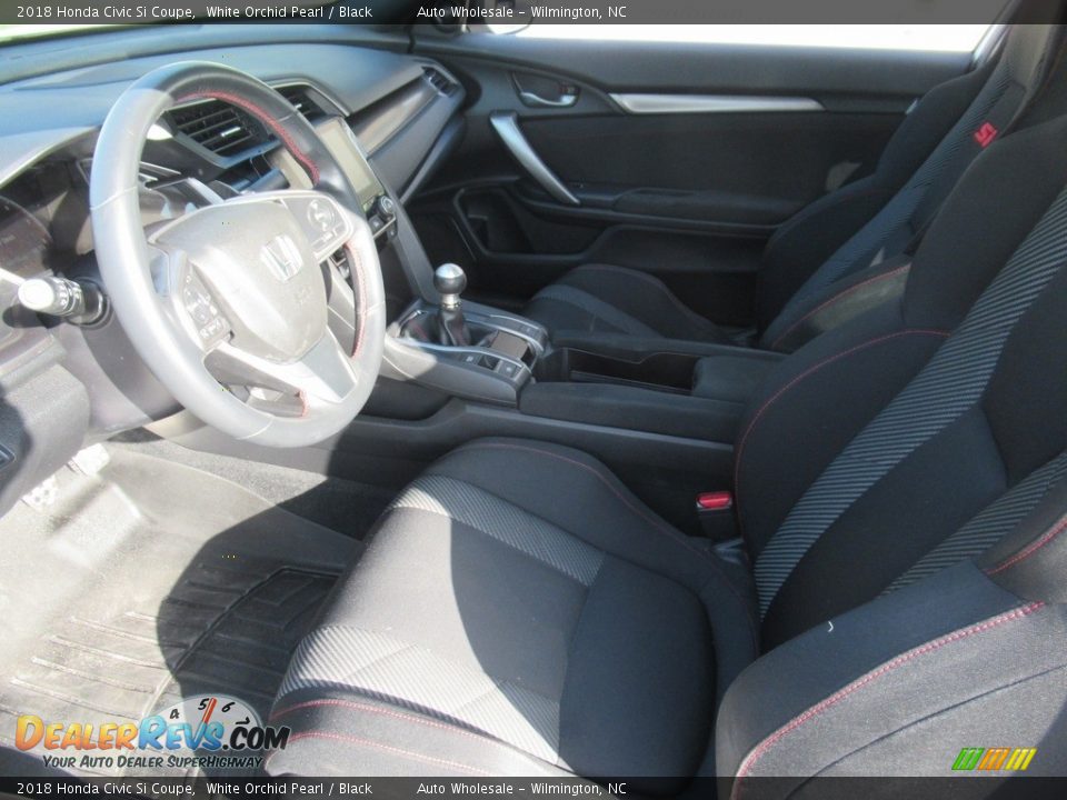 2018 Honda Civic Si Coupe White Orchid Pearl / Black Photo #11