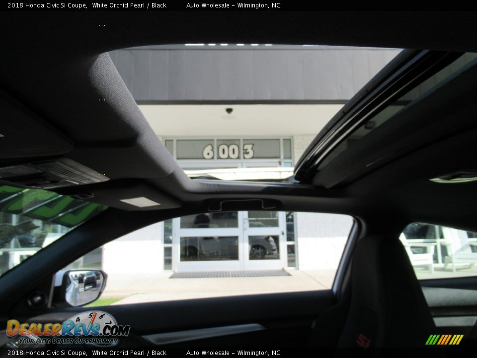 2018 Honda Civic Si Coupe White Orchid Pearl / Black Photo #12