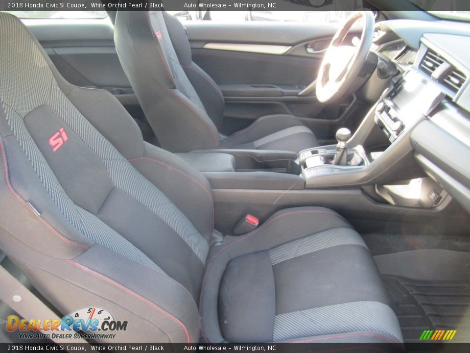 2018 Honda Civic Si Coupe White Orchid Pearl / Black Photo #14
