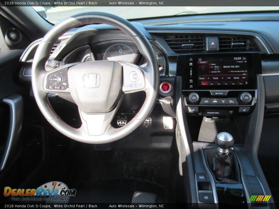 2018 Honda Civic Si Coupe White Orchid Pearl / Black Photo #16