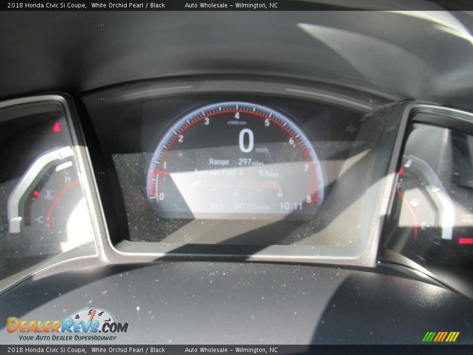 2018 Honda Civic Si Coupe White Orchid Pearl / Black Photo #17