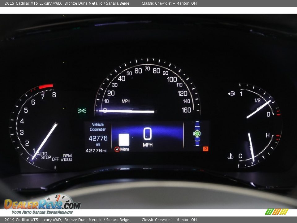 2019 Cadillac XT5 Luxury AWD Gauges Photo 8