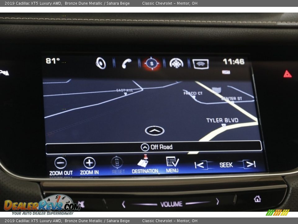Navigation of 2019 Cadillac XT5 Luxury AWD Photo #10