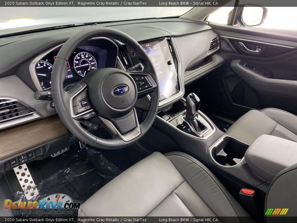 Gray StarTex Interior - 2020 Subaru Outback Onyx Edition XT Photo #17