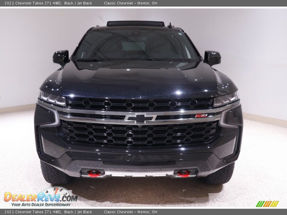 2021 Chevrolet Tahoe Z71 4WD Black / Jet Black Photo #2