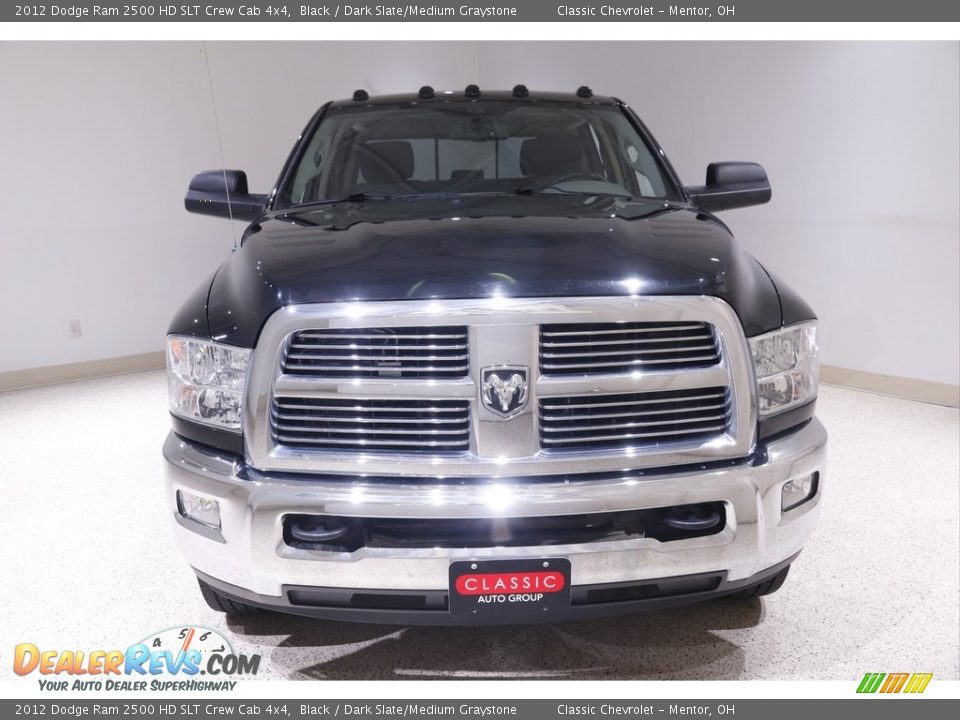 2012 Dodge Ram 2500 HD SLT Crew Cab 4x4 Black / Dark Slate/Medium Graystone Photo #2