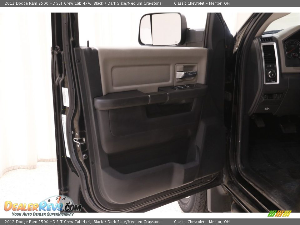 2012 Dodge Ram 2500 HD SLT Crew Cab 4x4 Black / Dark Slate/Medium Graystone Photo #4
