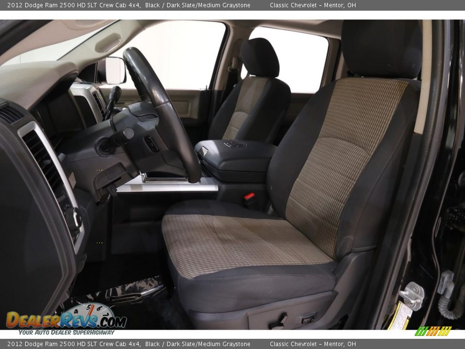 2012 Dodge Ram 2500 HD SLT Crew Cab 4x4 Black / Dark Slate/Medium Graystone Photo #5
