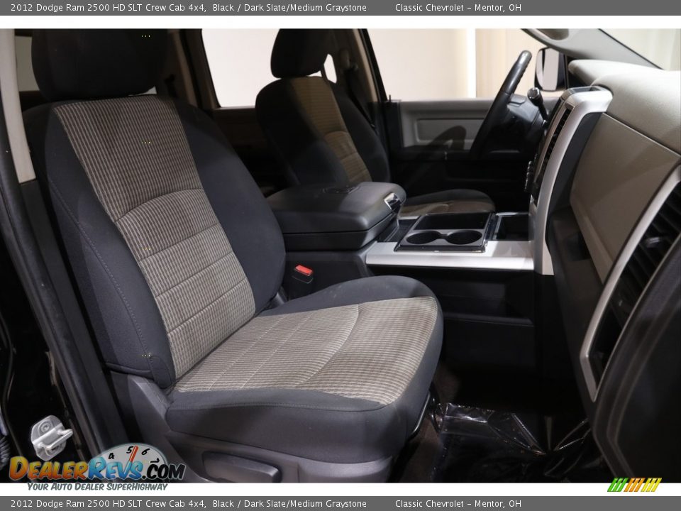 2012 Dodge Ram 2500 HD SLT Crew Cab 4x4 Black / Dark Slate/Medium Graystone Photo #14