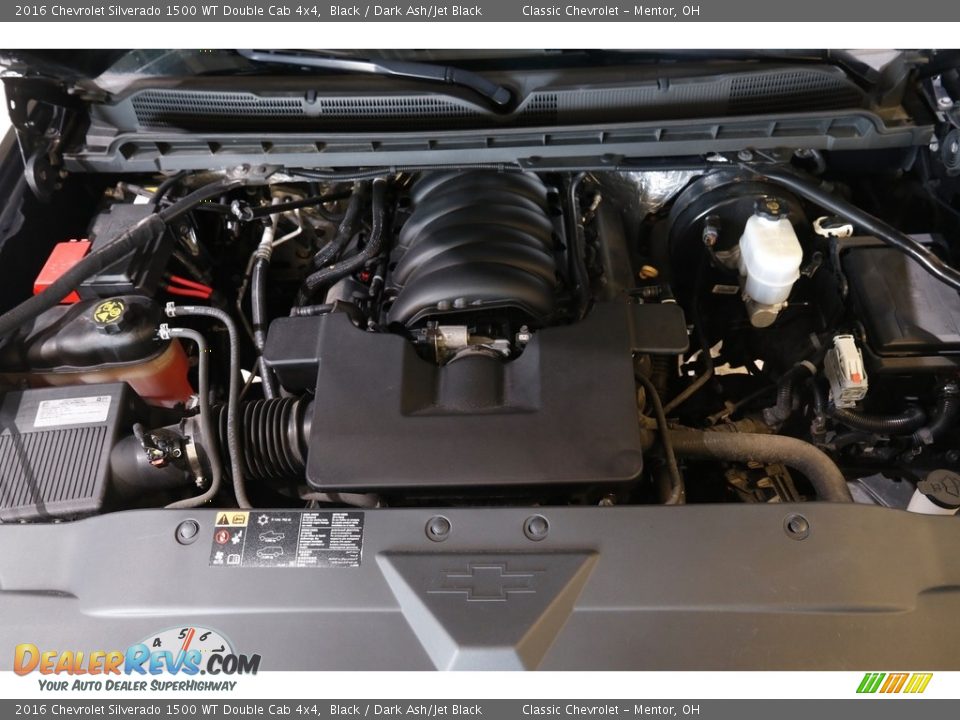 2016 Chevrolet Silverado 1500 WT Double Cab 4x4 5.3 Liter DI OHV 16-Valve VVT EcoTec3 V8 Engine Photo #19