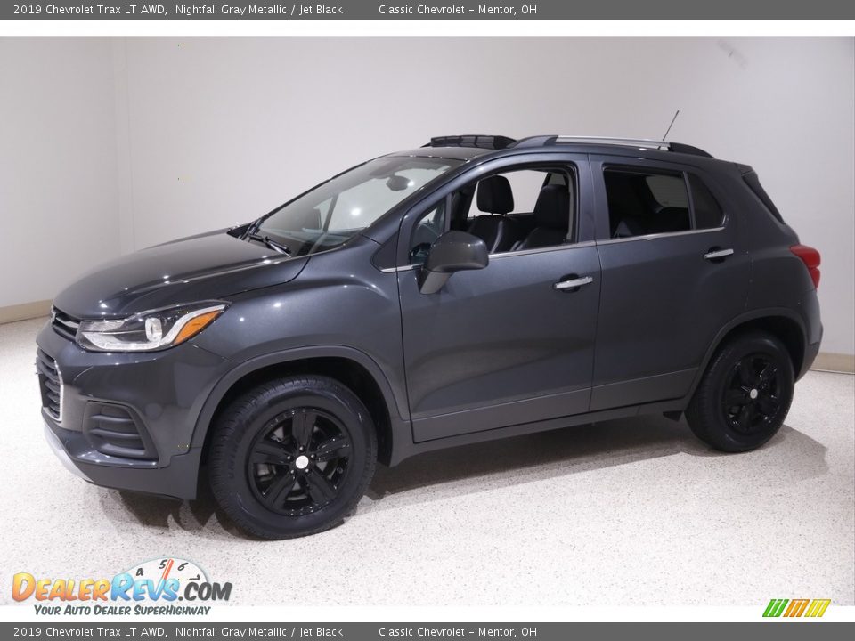2019 Chevrolet Trax LT AWD Nightfall Gray Metallic / Jet Black Photo #3