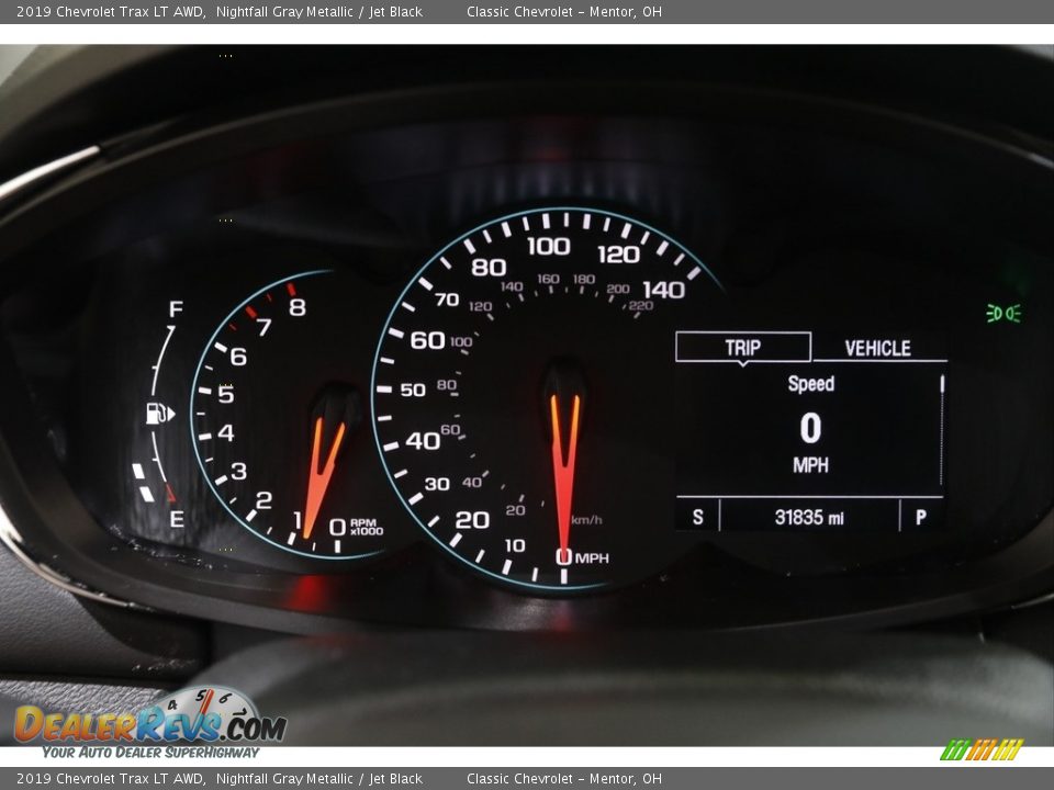 2019 Chevrolet Trax LT AWD Nightfall Gray Metallic / Jet Black Photo #8