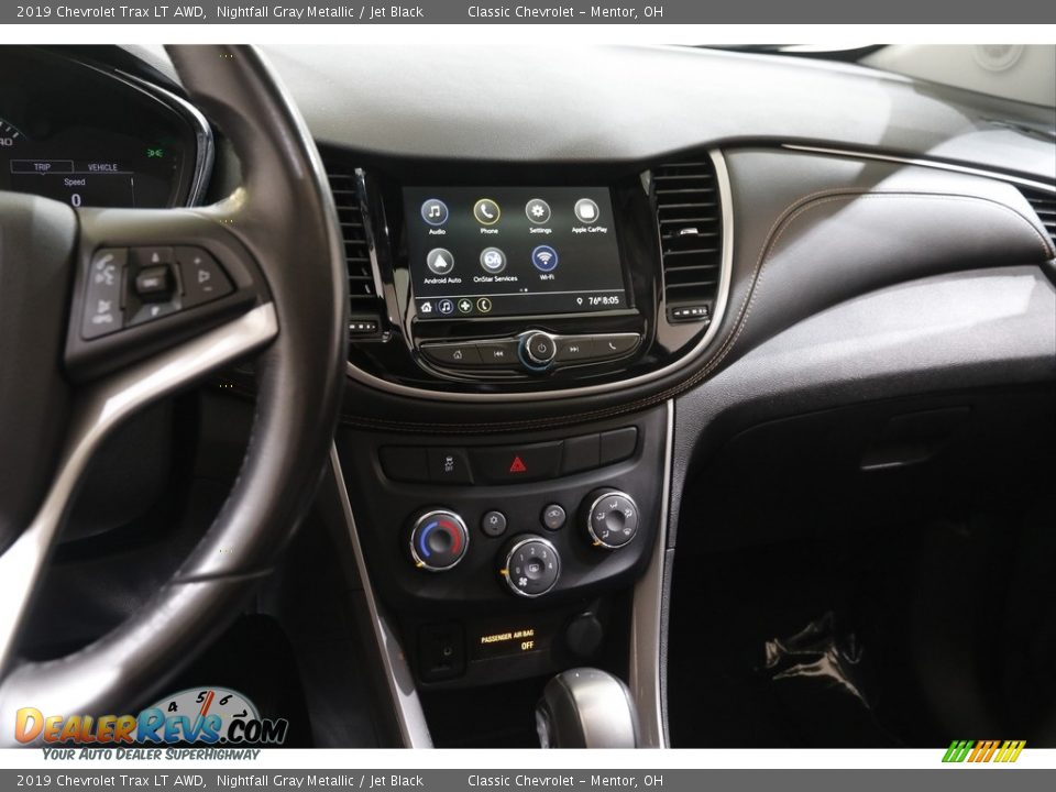 2019 Chevrolet Trax LT AWD Nightfall Gray Metallic / Jet Black Photo #9