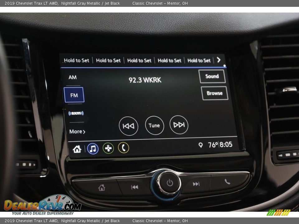 2019 Chevrolet Trax LT AWD Nightfall Gray Metallic / Jet Black Photo #10