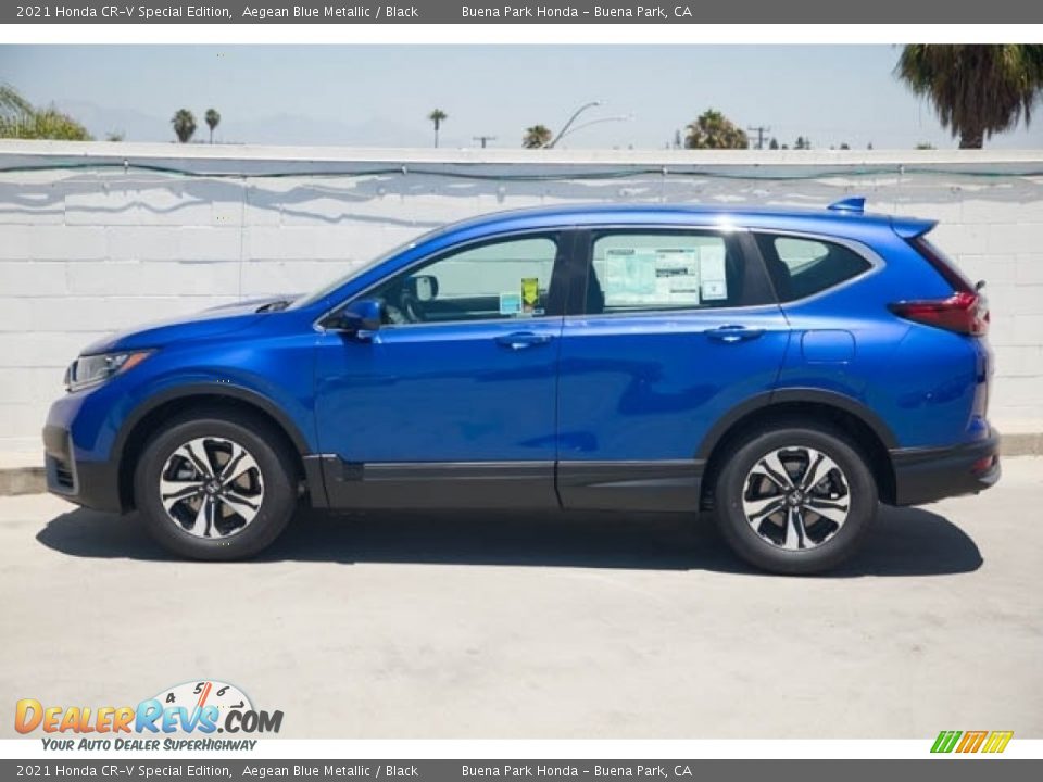 2021 Honda CR-V Special Edition Aegean Blue Metallic / Black Photo #6