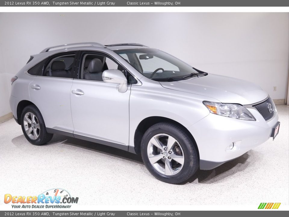 2012 Lexus RX 350 AWD Tungsten Silver Metallic / Light Gray Photo #1