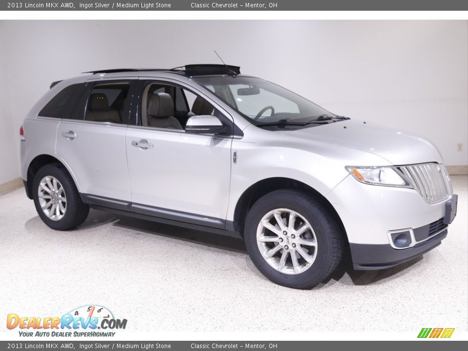 2013 Lincoln MKX AWD Ingot Silver / Medium Light Stone Photo #1