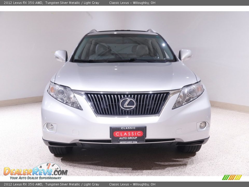 2012 Lexus RX 350 AWD Tungsten Silver Metallic / Light Gray Photo #2