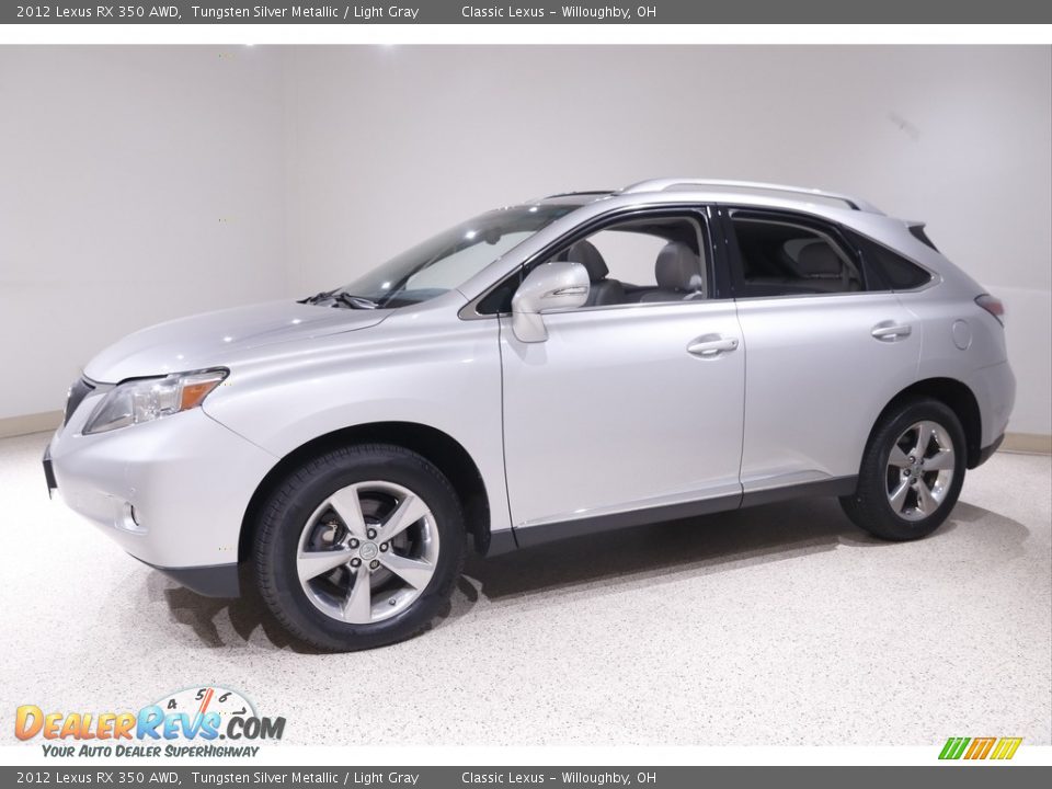 2012 Lexus RX 350 AWD Tungsten Silver Metallic / Light Gray Photo #3