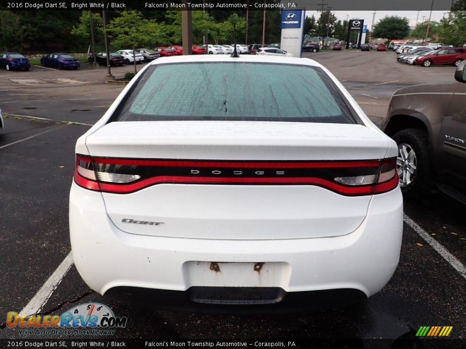 2016 Dodge Dart SE Bright White / Black Photo #3