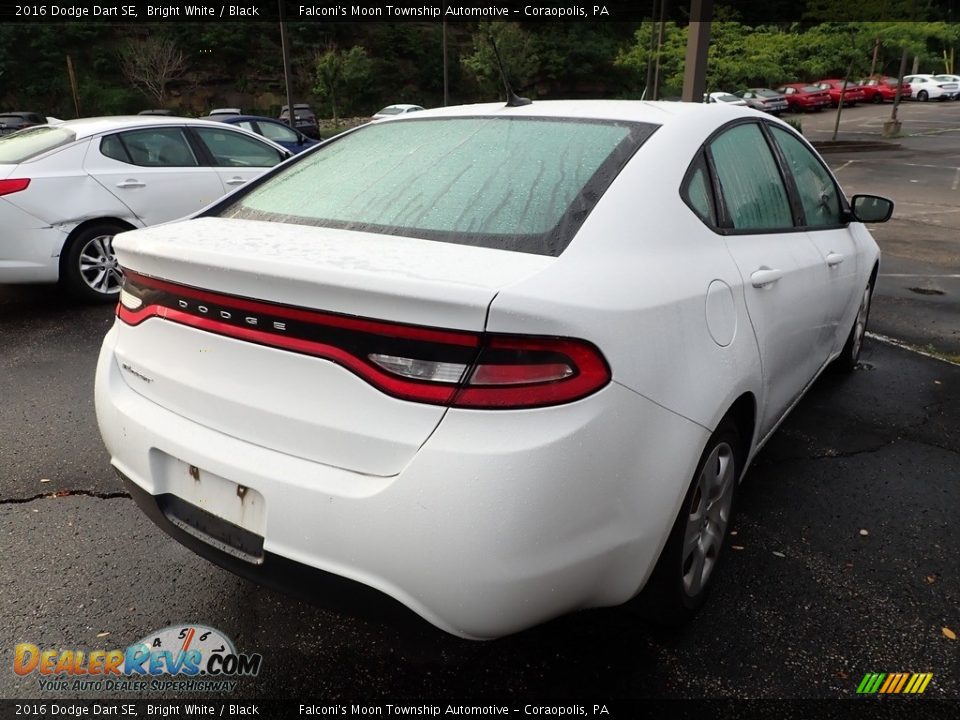 2016 Dodge Dart SE Bright White / Black Photo #4