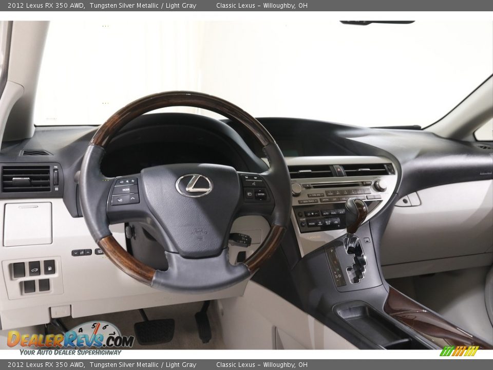 2012 Lexus RX 350 AWD Tungsten Silver Metallic / Light Gray Photo #6