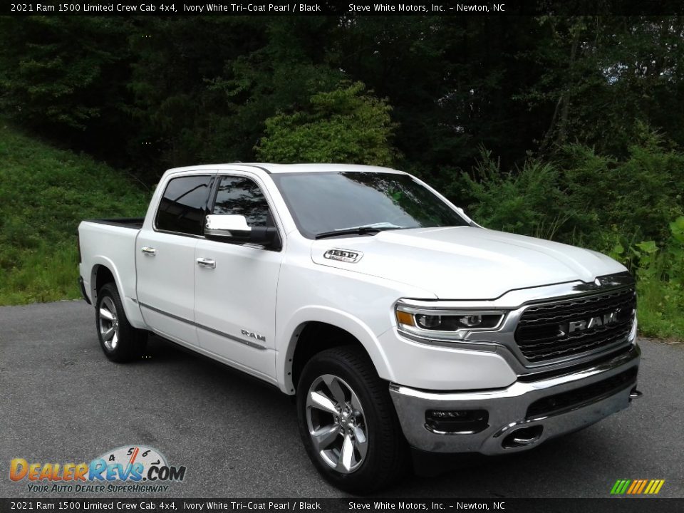 Ivory White Tri-Coat Pearl 2021 Ram 1500 Limited Crew Cab 4x4 Photo #5