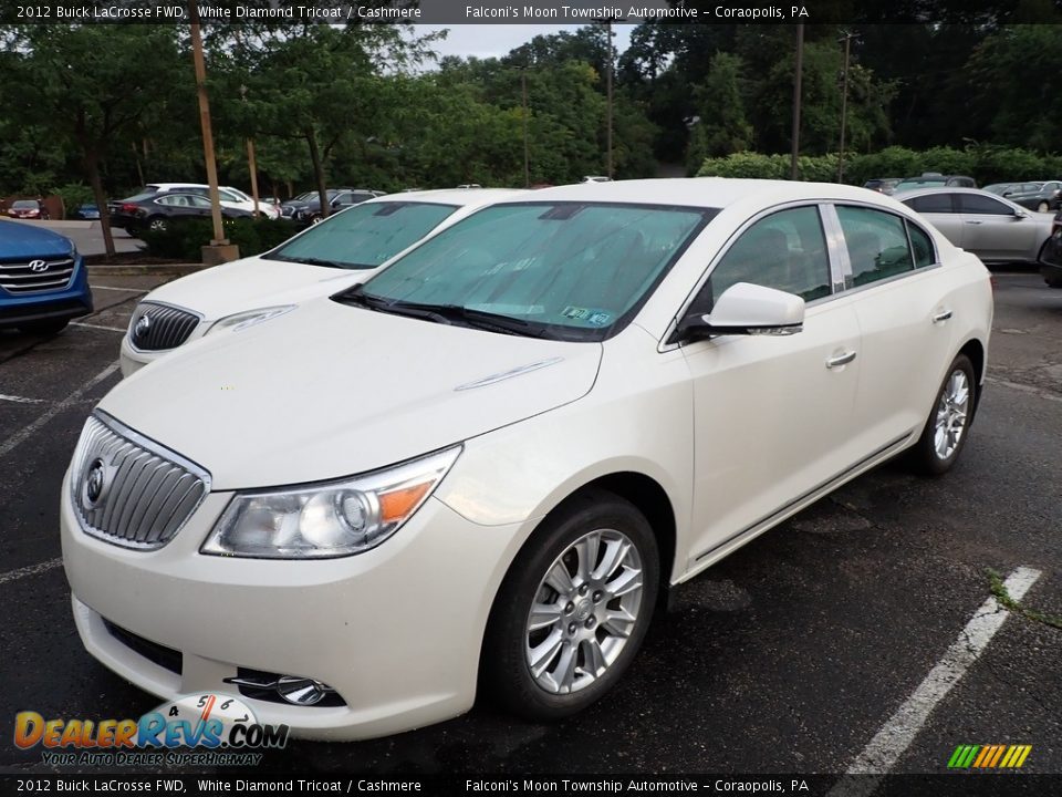 2012 Buick LaCrosse FWD White Diamond Tricoat / Cashmere Photo #1