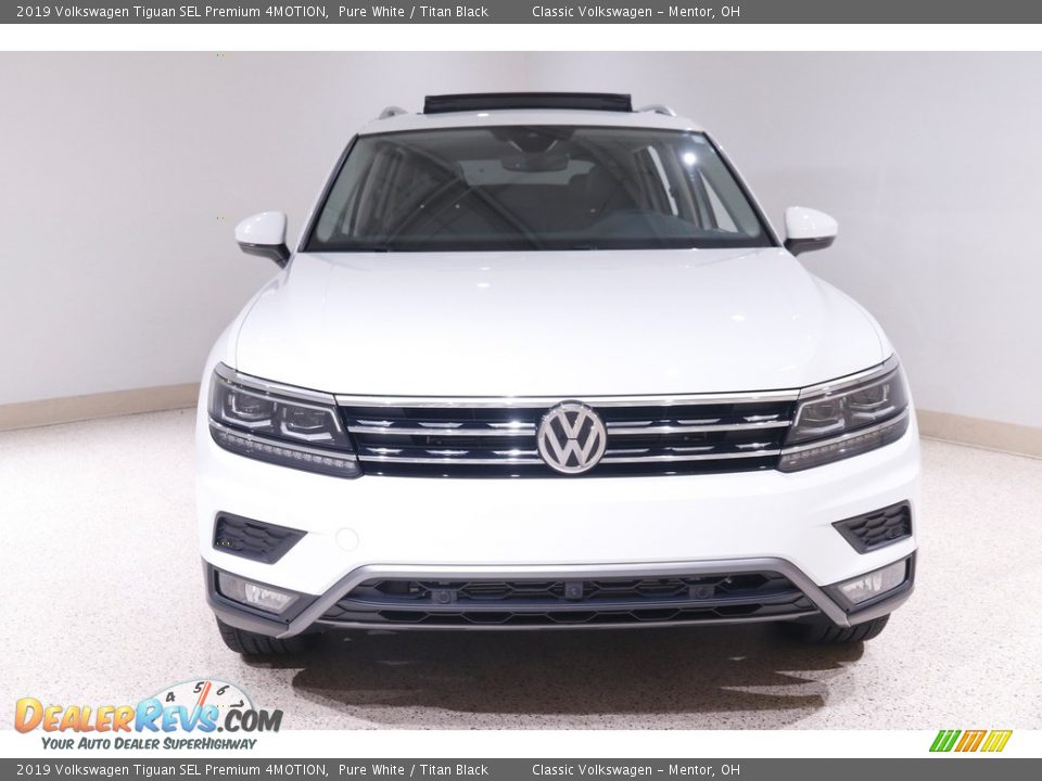 2019 Volkswagen Tiguan SEL Premium 4MOTION Pure White / Titan Black Photo #2