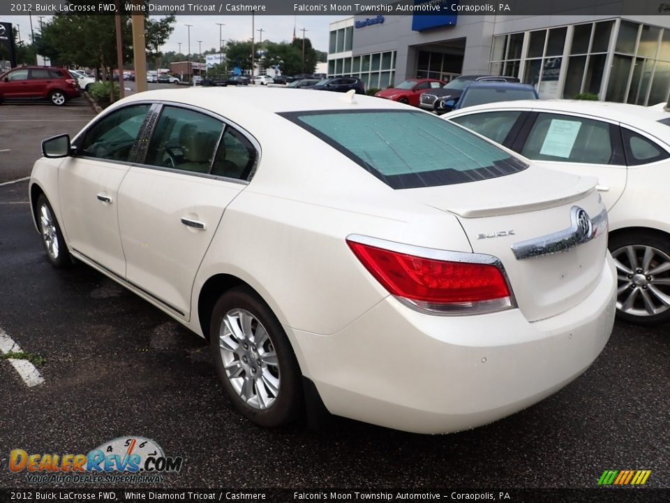 2012 Buick LaCrosse FWD White Diamond Tricoat / Cashmere Photo #2