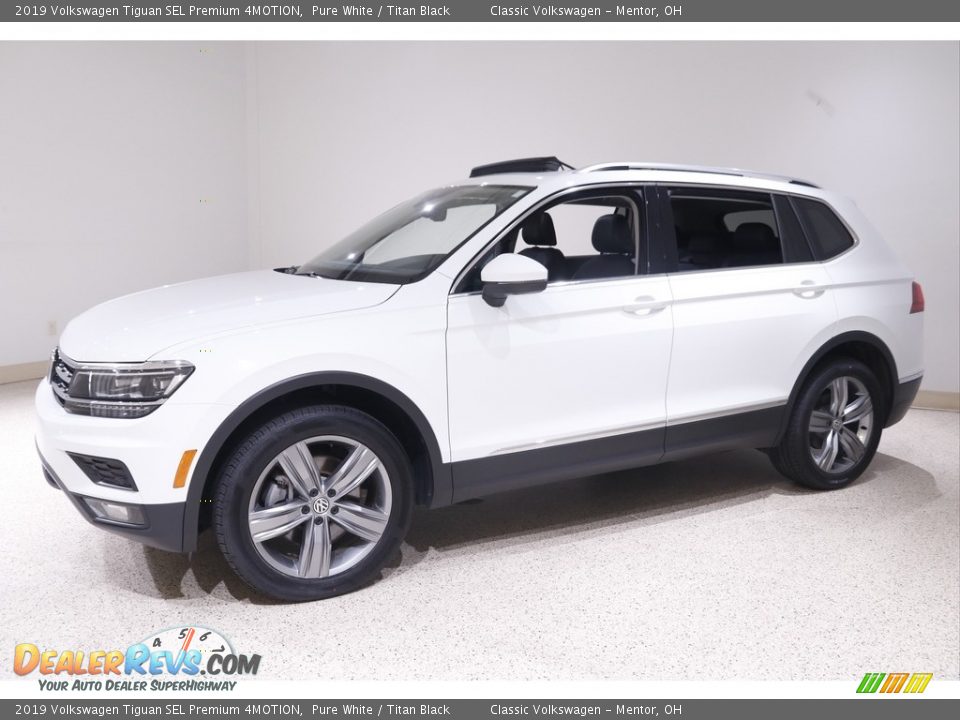 2019 Volkswagen Tiguan SEL Premium 4MOTION Pure White / Titan Black Photo #3