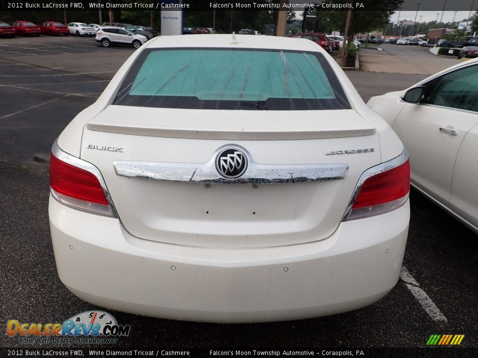 2012 Buick LaCrosse FWD White Diamond Tricoat / Cashmere Photo #3