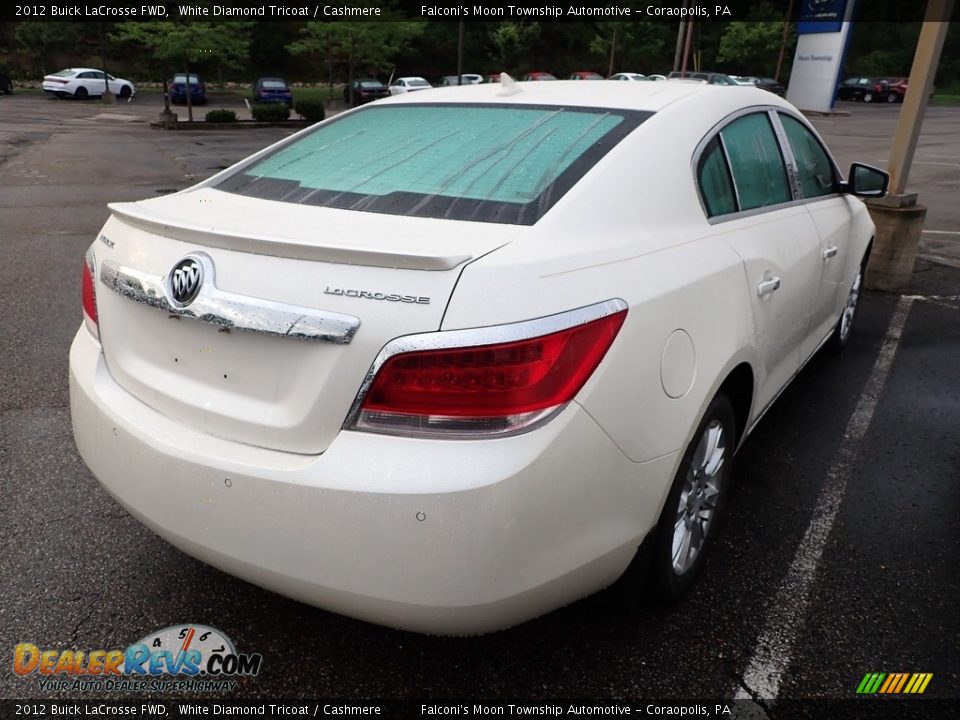 2012 Buick LaCrosse FWD White Diamond Tricoat / Cashmere Photo #4