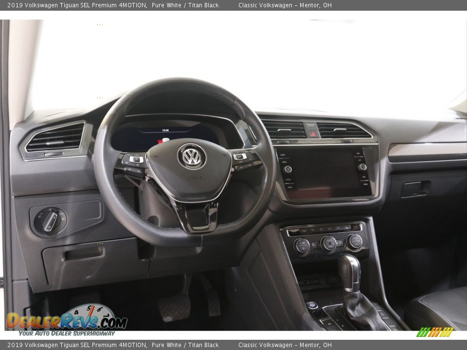 2019 Volkswagen Tiguan SEL Premium 4MOTION Pure White / Titan Black Photo #6
