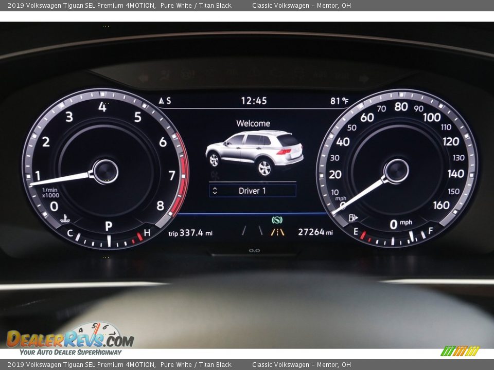 2019 Volkswagen Tiguan SEL Premium 4MOTION Pure White / Titan Black Photo #8
