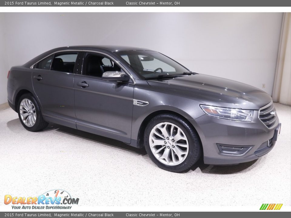 2015 Ford Taurus Limited Magnetic Metallic / Charcoal Black Photo #1