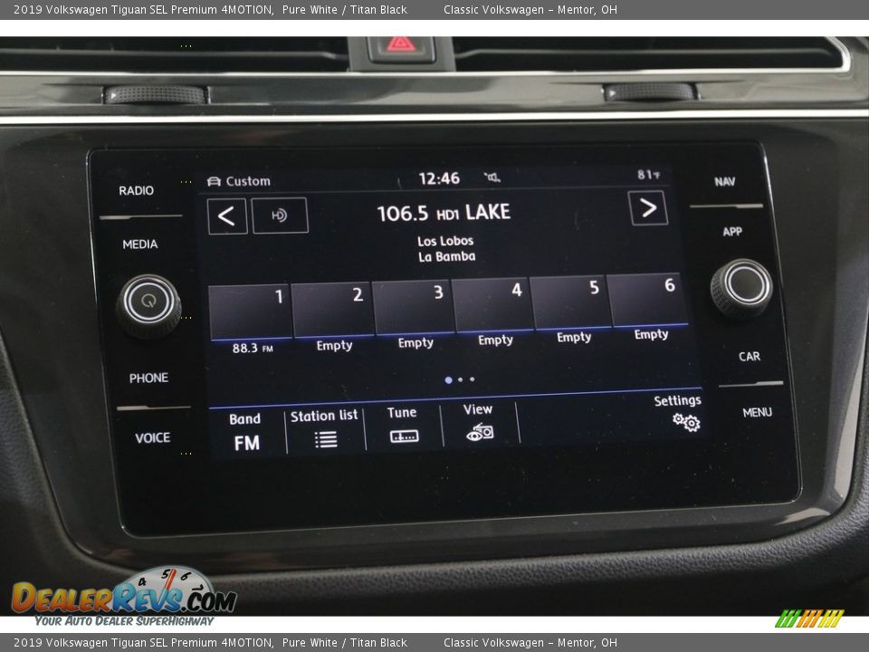 2019 Volkswagen Tiguan SEL Premium 4MOTION Pure White / Titan Black Photo #11