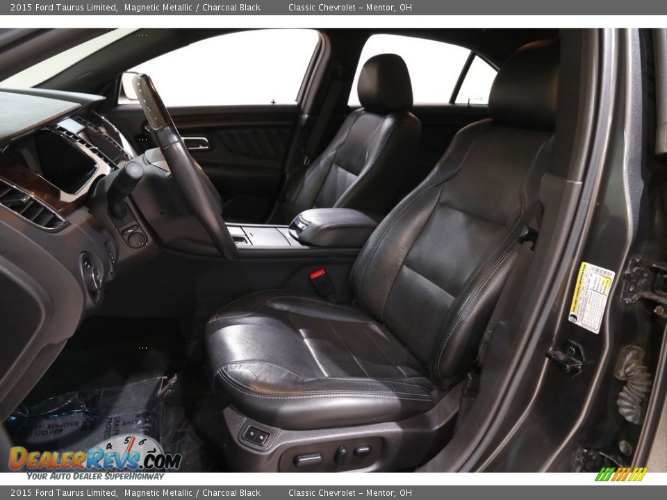 2015 Ford Taurus Limited Magnetic Metallic / Charcoal Black Photo #5