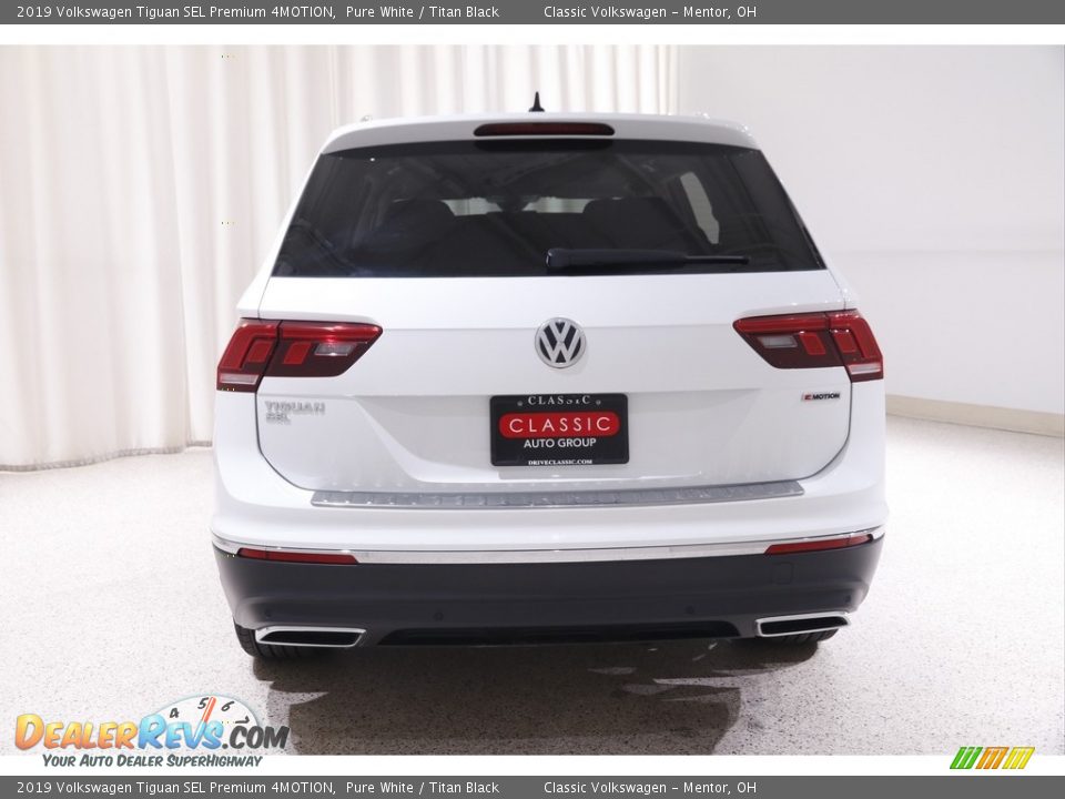 2019 Volkswagen Tiguan SEL Premium 4MOTION Pure White / Titan Black Photo #17