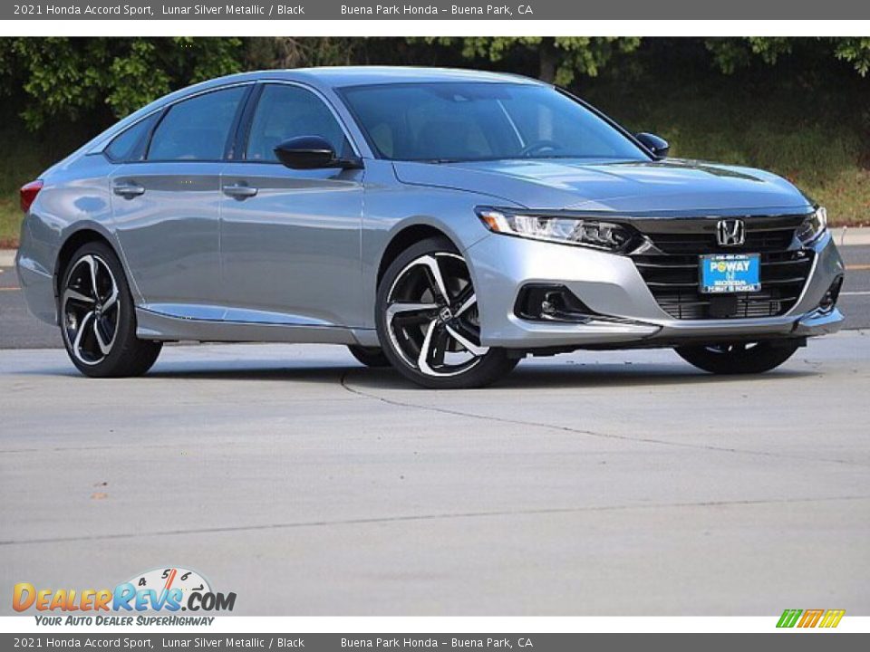 2021 Honda Accord Sport Lunar Silver Metallic / Black Photo #2