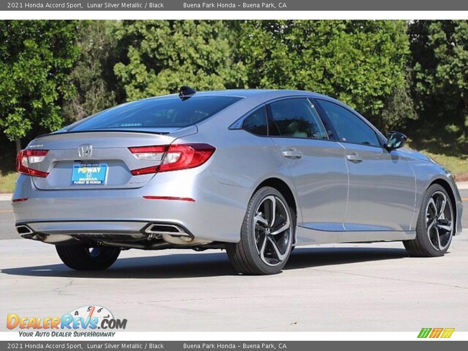 2021 Honda Accord Sport Lunar Silver Metallic / Black Photo #5